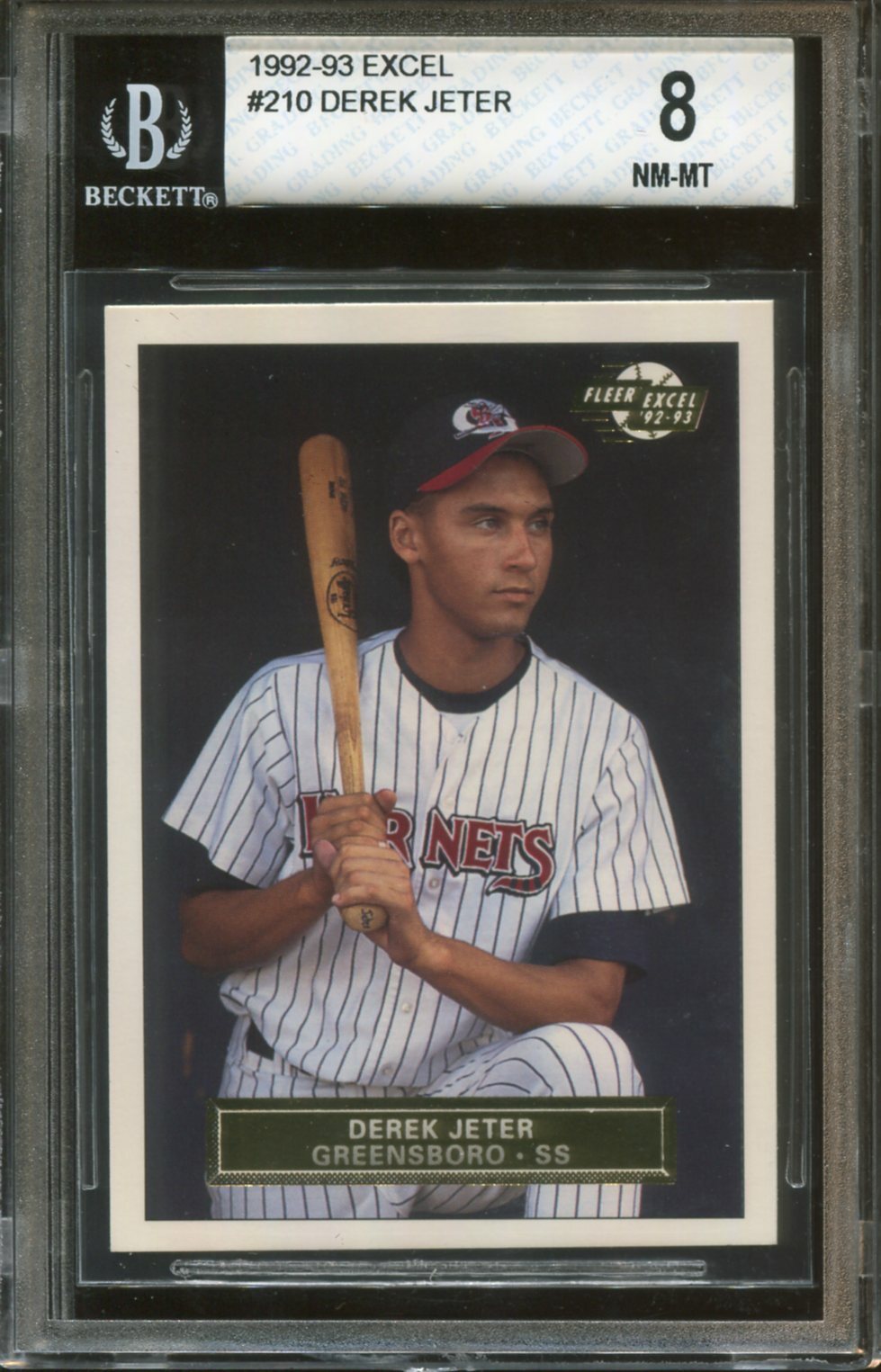 1992-93+Fleer+Excel+-+%23210+Derek+Jeter+%28RC%29 for sale online | eBay