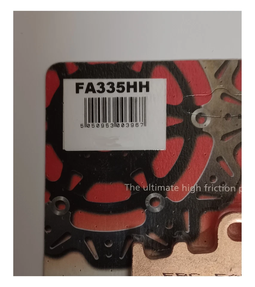 Pastillas de freno de disco delanteras sinterizadas EBC (2 juegos) se adaptan a BMW K1300GT (2009 a 2011) Foto 4 de 4