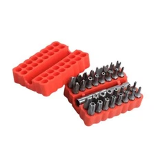 33 Torx Security Bit Set - Hex Star Spanner & Tri-Wing Tamper-Proof Tool