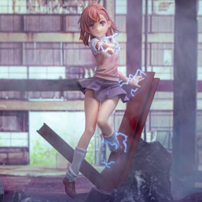 Anime A Certain Scientific Railgun Misaka Mikoto Pvc Figur Modell Spielzeug