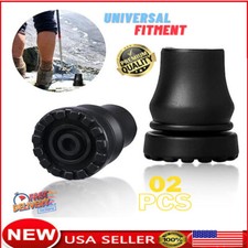 2pcs Cane Tips 3/4 Inch Heavy Duty Rubber Cane Tips, Walking Cane Tips Replaceme