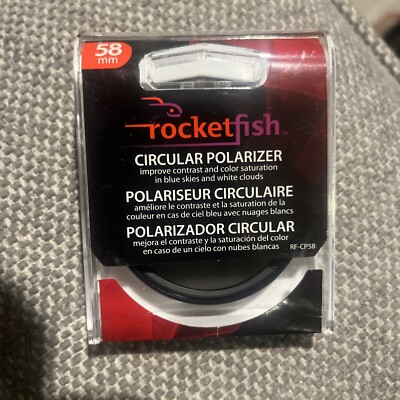 Rocketfish 58mm CPL Circular Polarizer Filter RF-CP58 #012