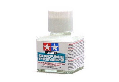 2x TAMIYA 87096 Model Paints & Finishes Liquid Surface Primer W Net 40ml CA498