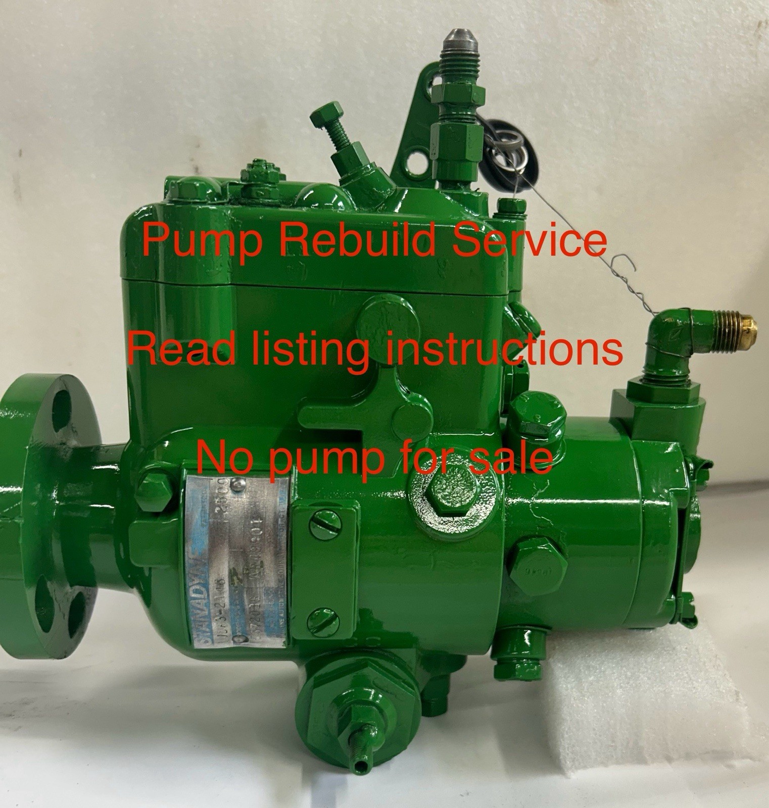 John Deere 510 Injection Pump Rebuild Service DBGFC331-14DH | eBay