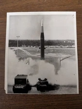11 Vintage Rocket & Missile Launch Press Photo Collection 1956-1958