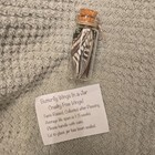 Butterfly/Moth Wings in Sealed Glass Jar Bottle with Cork, Cruelty Free — photo 3
