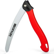 Kimura Folding Saw, Heavy Duty 10 Inch Curved Blade, Japanese SK5 Steel,... 