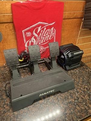 Fanatec CSL Elite Pedals V2 W/ Fanatec Gran Turismo Wheel Base (LOOK)