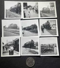 x9 WW2 WWII US Army Military Pictures Photos Home Front Small Town & Trains
