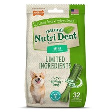 Nutri Dent Dog Dental Chews - Natural Dog Teeth Cleaning Breath Freshener -...