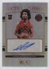 2021 Select Youth Explosion Signatures Silver Prizm Justin Champagnie Auto 18ms