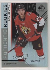 2018 Upper Deck SP Game Used Authentic Rookies Rainbow 2/291 Ben Sexton #148 df7