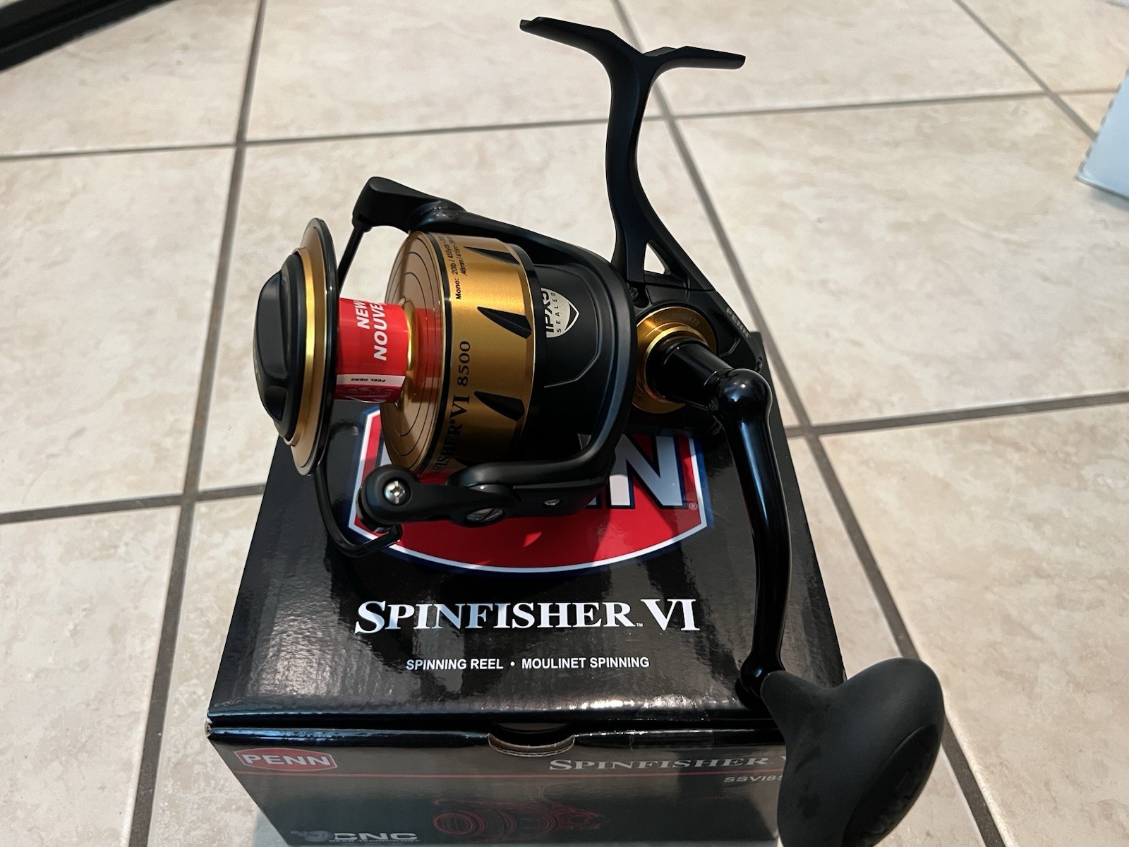 New Penn Spinfisher SSVI8500 Spinning Reel (NOS) New In Box