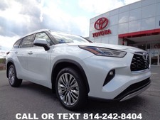 2026 Toyota Highlander Call or Text Scott Long @ 814-242-8404