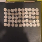 ROLL  of 50 SILVER mercury one 1943-one 1944
