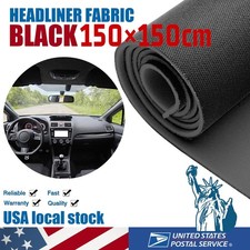60" Headliner Fabric w/ Foam Backing for Car Ceiling Fabric Repair Upholstery