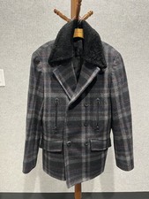 Philip Lim Mens Medium Wool Blend Double Brea...