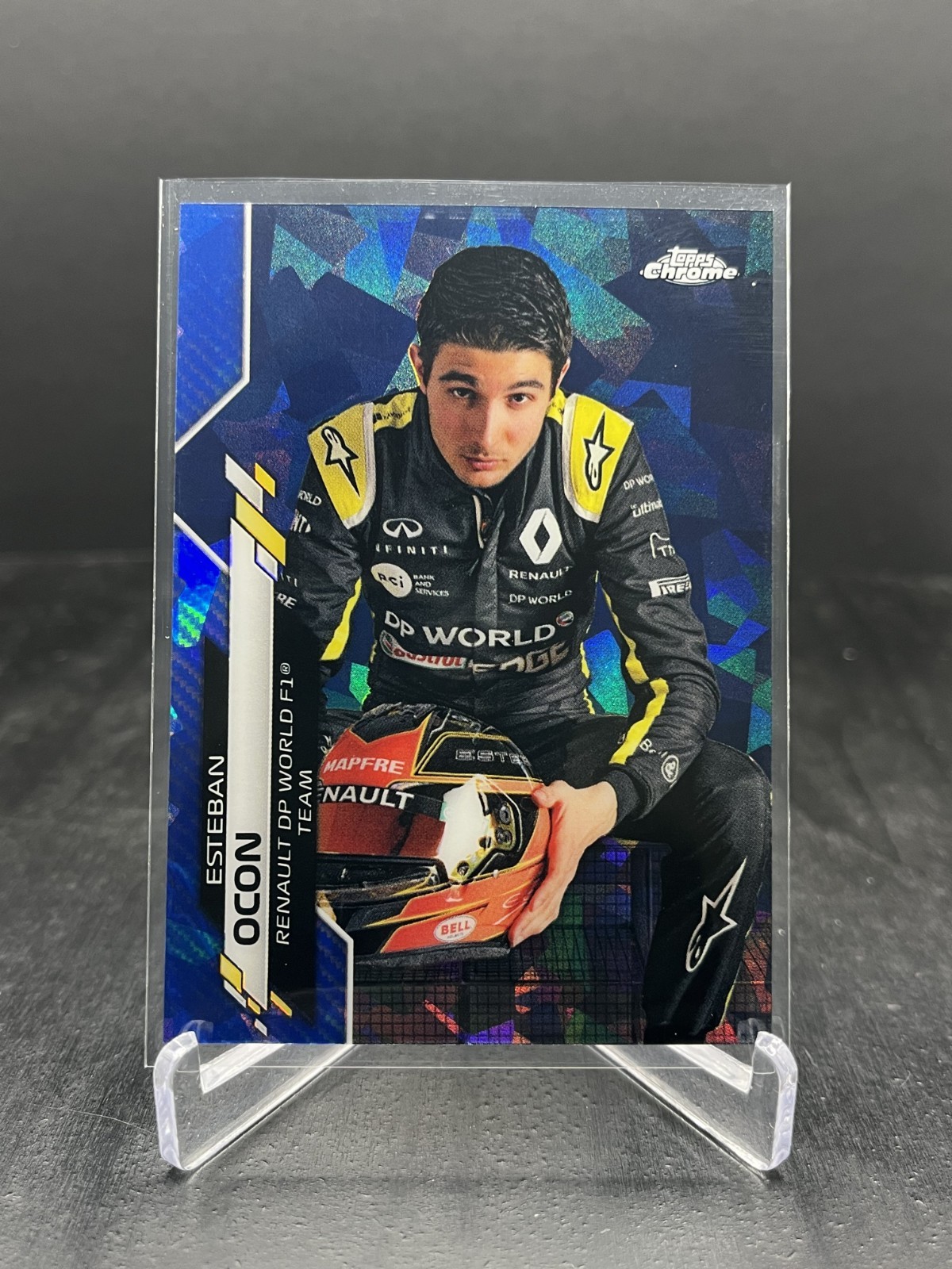 2020 Topps Chrome Sapphire F1 Esteban Ocon Image Variation IV SP #10 (C)