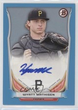 2014 Bowman Retail Prospect Auto Blue 327/500 Wyatt Mathisen #PA-WM Auto n1u