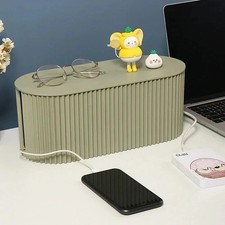 Cable Management Box Desk Cord Organizer with