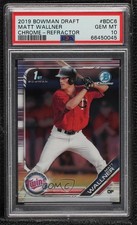 2019 Bowman Draft Chrome Refractor Matt Wallner #BDC-6 PSA 10 GEM MT sd0