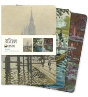 National Gallery: Monet Set Of 3 Midi Notebooks | Flame Tree Publishing | Buch