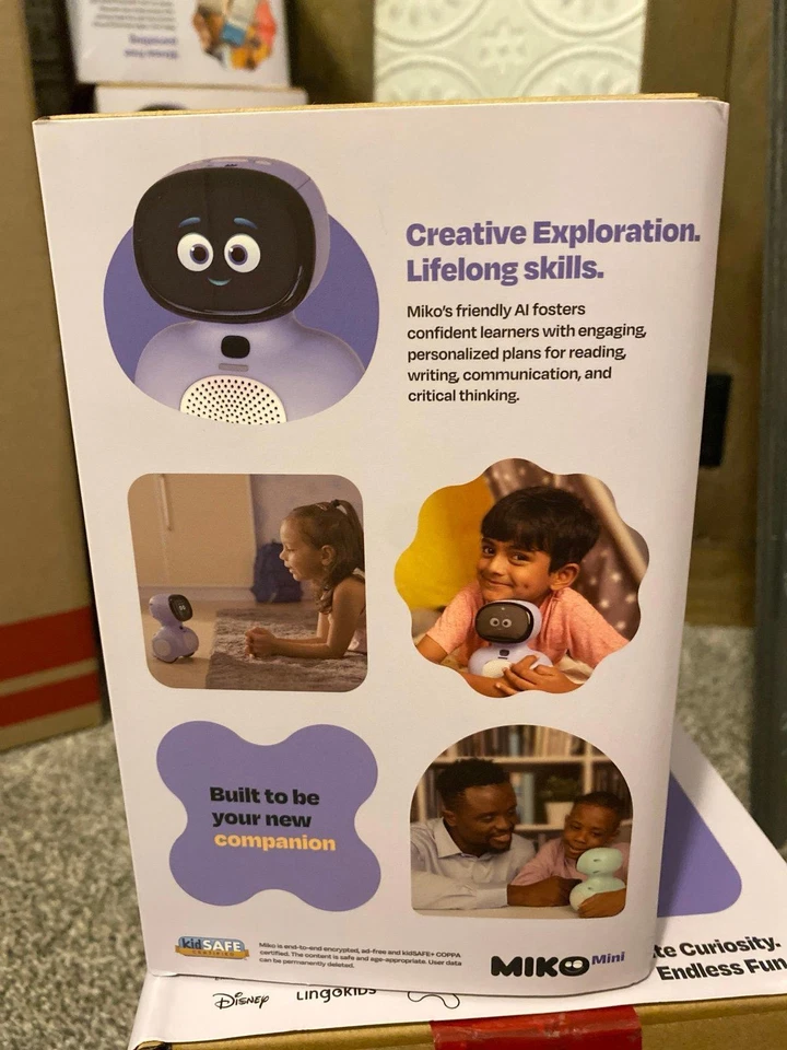 Miko Mini: Robot interactivo de aprendizaje adaptativo STEM alimentado por IA para niños - púrpura Foto 4 de 4