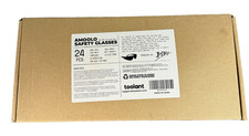Amoolo Clear Safety Glasses Bulk 24 Pack Protective Eyewear ANSI Z87.1 NEW