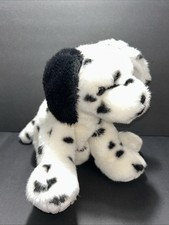 VTG First  Main Bingo Menagerie Dalmatian Dog plush White w Black Spots Spotted