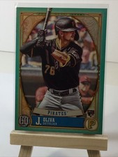 Jared Oliva 2021 Topps Gypsy Queen Turquoise Pirates #/199 Rookie #138