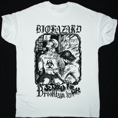 Biohazard Scarred For Life White T-Shirt