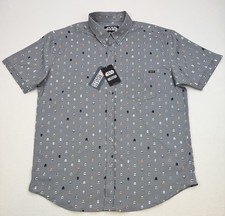 RSVLTS Star Wars Lil Troopers Short Sleeve Shirt Mens XL Gray Kunuflex NWT