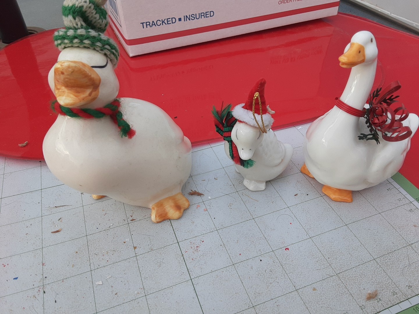 Christmas Geese Ornaments