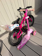 Frog Bikes 14 Kids girls Bike 16in plus scooter