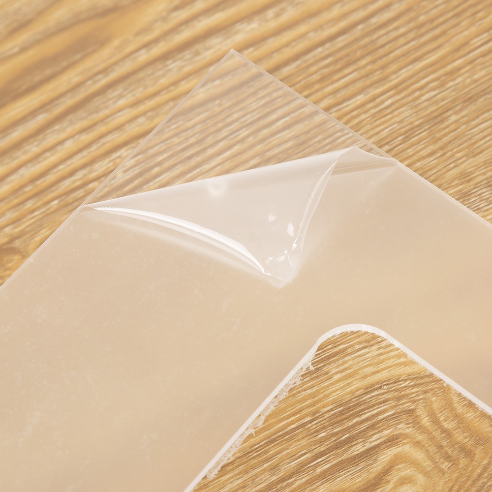 New 3-Tier Premium Wood & Acrylic Display Cabinet with Dust-Proof Cover US