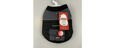 KONG QUALITY Stay Dry Comfort Dog Vest Harness Grey Black Water Repel Padded S