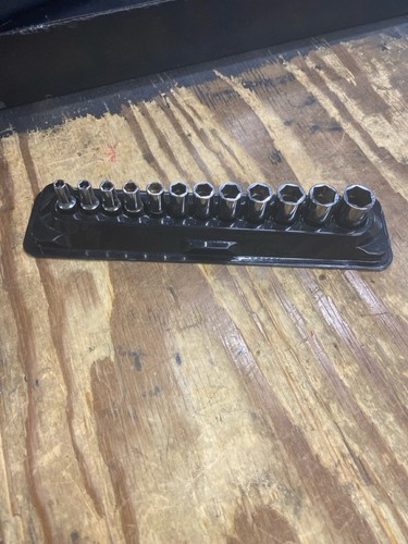 Snap On 12pc 1/4” Drive 6-point Metric Flank Drive Xtra Semi Deep So (HPB019296) - Picture 5 of 5