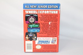 Wheel of Fortune Junior Edition NES Nintendo Complete CIB Good Condition w/ REG!