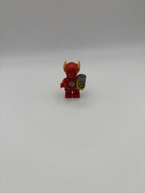 Flash SHORT LEGS Mighty Micros 76063 Super Hero LEGO Minifigure W/car