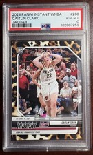 2024 Panini Instant WNBA Caitlin Clark #268 Jaguar /10 PSA 10