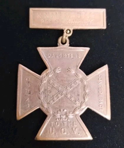 United Daughters of the Confederacy UCV Southern Cross of Honor Civil War Medal