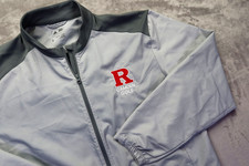Rutgers Camden Golf Windbreaker Men's Size L  Adidas University Scarlet Knights