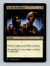 Go for the Throat Commander: Innistrad: Midnight Hunt Non-Foil MTG NM
