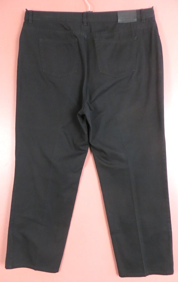 PNS1843- LAUREN JEANS CO Women's Cotton Pants Straight Pocket Black Wash 16W - Image 2 of 4