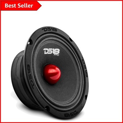 PRO-GM6.4B 480W Rot Aluminium Kugel Lautsprecher für ultimatives Auto Klangerlebnis