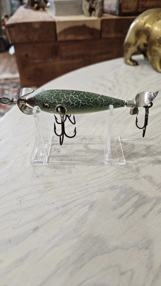 Accesorios vintage Heddon 100 Minnow 1907c GCB sin marca, herrajes para tazas Foto 2 de 4