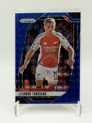 Leandro Trossard 2024-25 Panini Prizm Premier League #27 Blue Mosaic Prizm