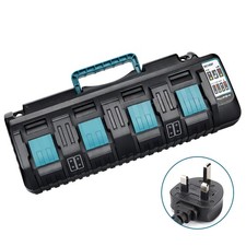 Image of DC18SF 14.4v-18v Multi 4-Ports Fast Charger for Makita Battery BL18 BL14 Series