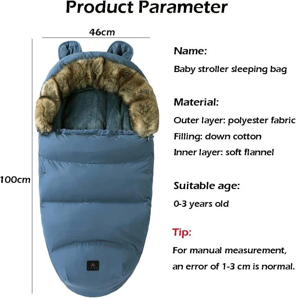 Elegante Saco Rosa para Cochecitos de Bebé - Calidez, Seguridad y Comodidad Combinadas Foto 4 de 4