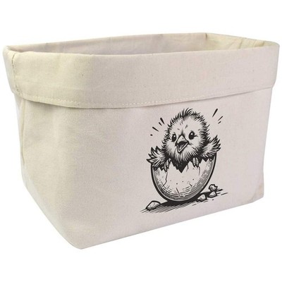 Große Canvas-Organizer/Aufbewahrungstasche ''Baby Küken schlüpfen'' (OR00035668)